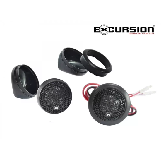 Excursion SHX-6C dB  2-drożny samochodowy zestaw głośnikowy: 4 woofery 165mm, 2 tweetery 25mm, 4 zwrotnice - 1.5ohm, 180/400W, 95dB, 40-21000Hz, głęb.